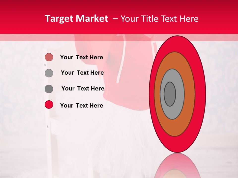 A Little Girl In A Red Sweater Holding A Heart PowerPoint Template