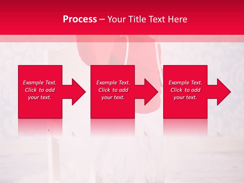 A Little Girl In A Red Sweater Holding A Heart PowerPoint Template