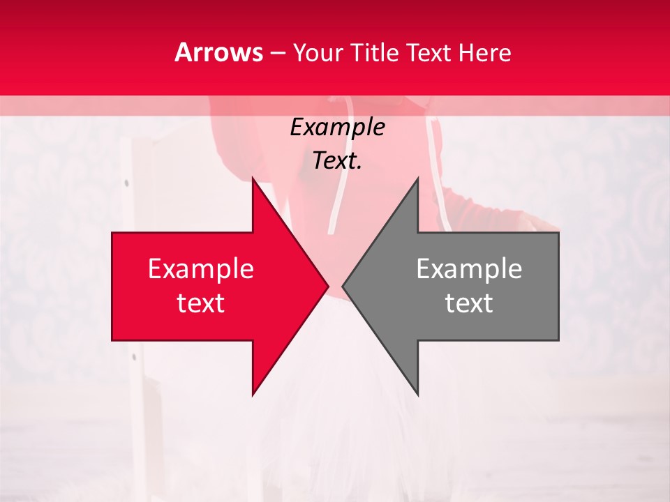 A Little Girl In A Red Sweater Holding A Heart PowerPoint Template