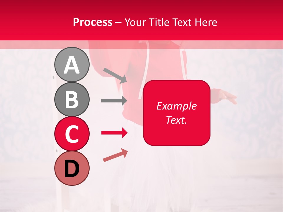 A Little Girl In A Red Sweater Holding A Heart PowerPoint Template