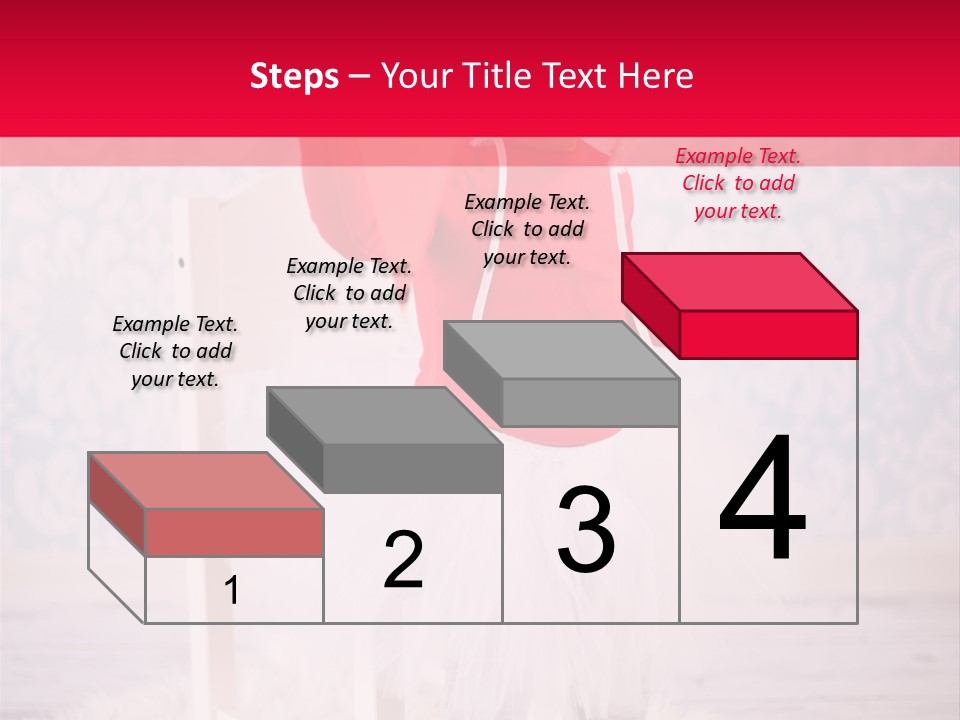 A Little Girl In A Red Sweater Holding A Heart PowerPoint Template