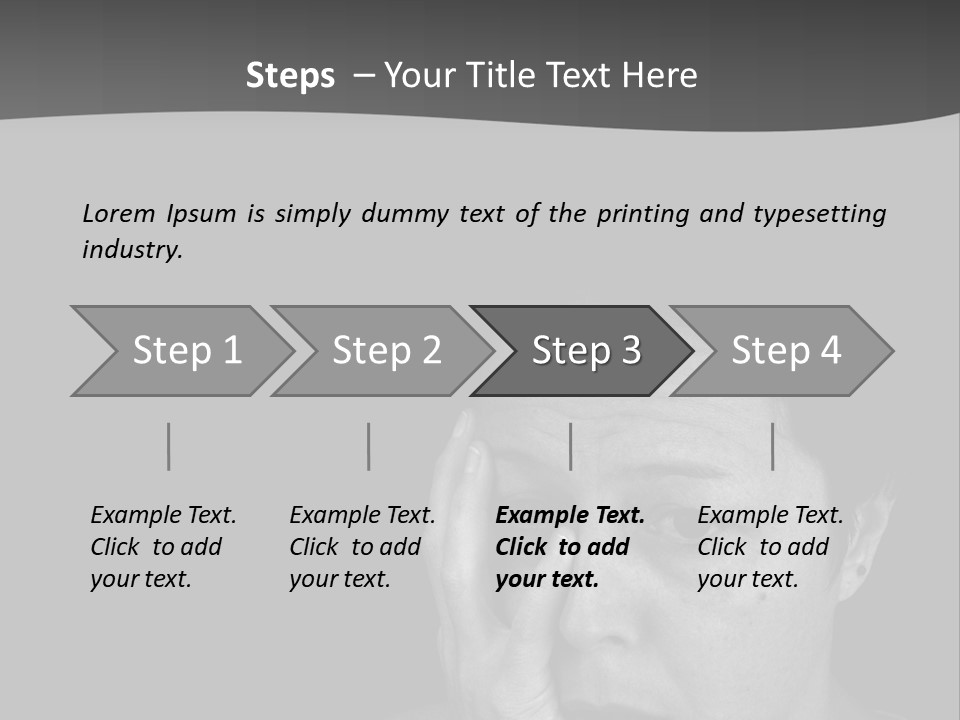 A Woman Holding Her Hand To Her Face PowerPoint Template