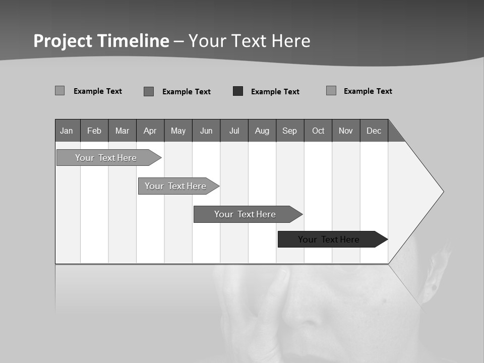 A Woman Holding Her Hand To Her Face PowerPoint Template