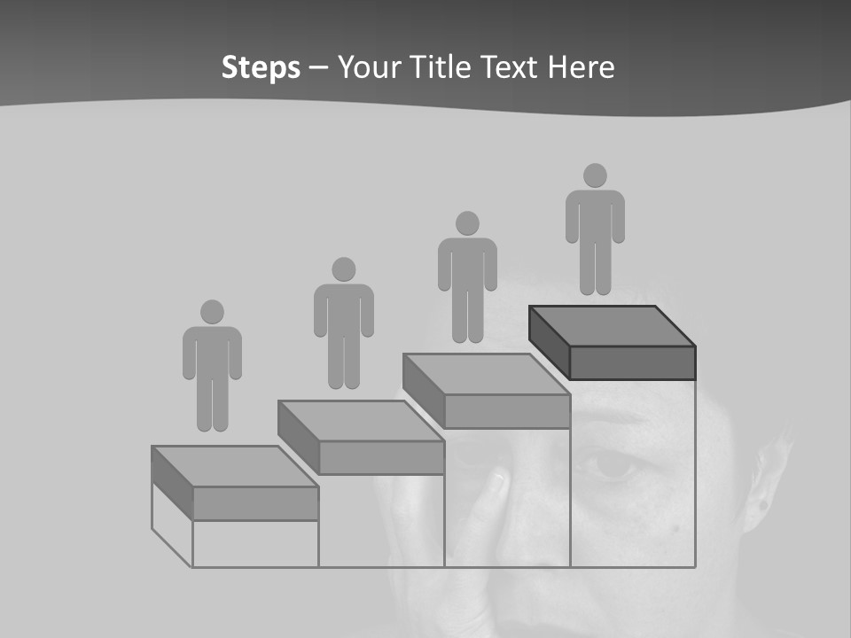 A Woman Holding Her Hand To Her Face PowerPoint Template