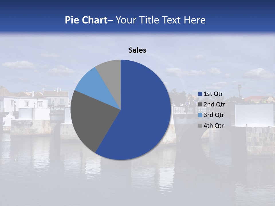 A Bridge Over A Body Of Water With Buildings In The Background PowerPoint Template