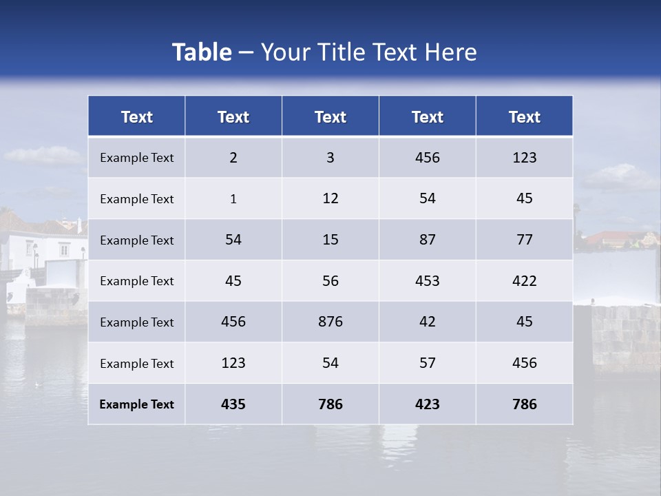 A Bridge Over A Body Of Water With Buildings In The Background PowerPoint Template