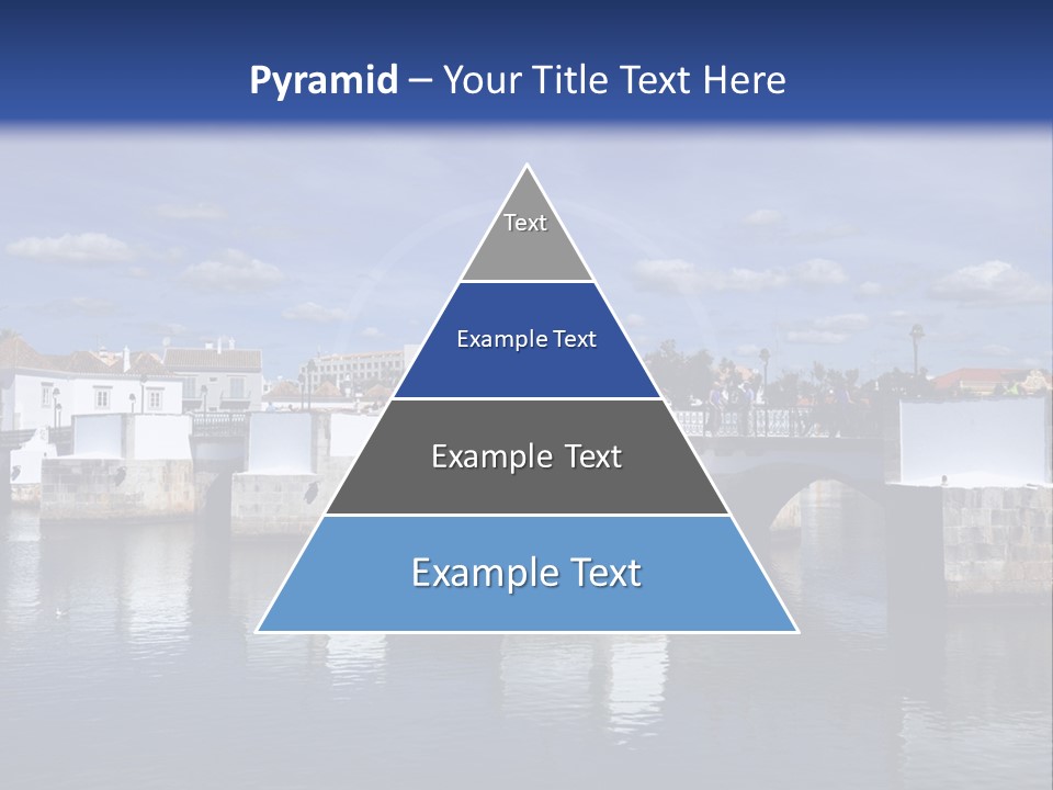 A Bridge Over A Body Of Water With Buildings In The Background PowerPoint Template