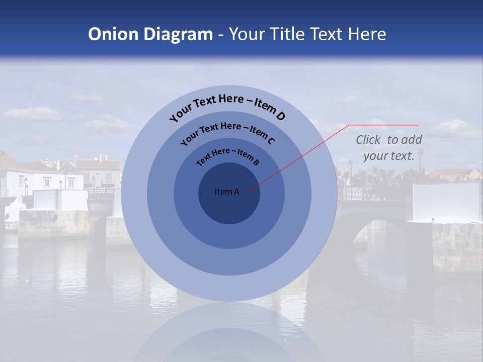 A Bridge Over A Body Of Water With Buildings In The Background PowerPoint Template