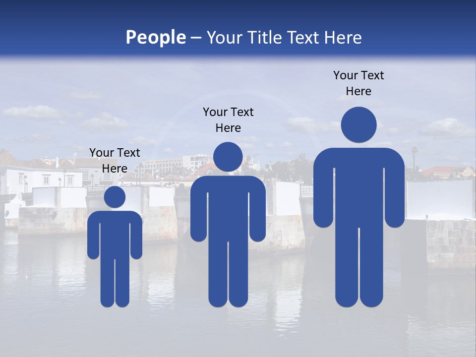 A Bridge Over A Body Of Water With Buildings In The Background PowerPoint Template