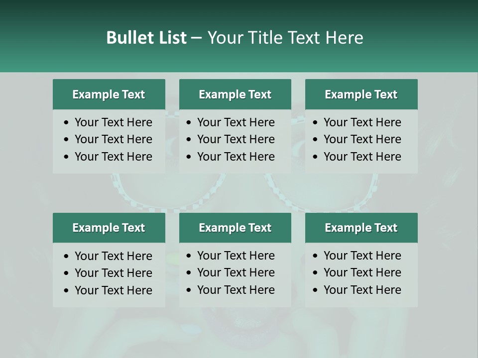 A Woman Wearing Glasses With A Checkered Pattern On Her Face PowerPoint Template