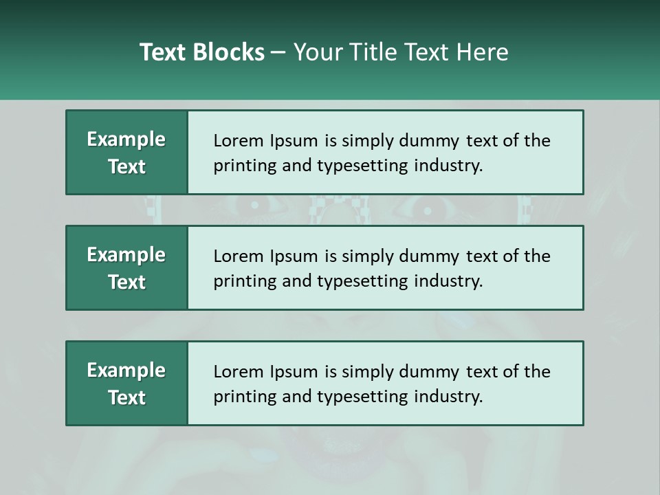 A Woman Wearing Glasses With A Checkered Pattern On Her Face PowerPoint Template