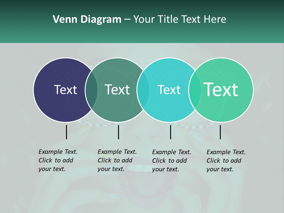 A Woman Wearing Glasses With A Checkered Pattern On Her Face PowerPoint Template