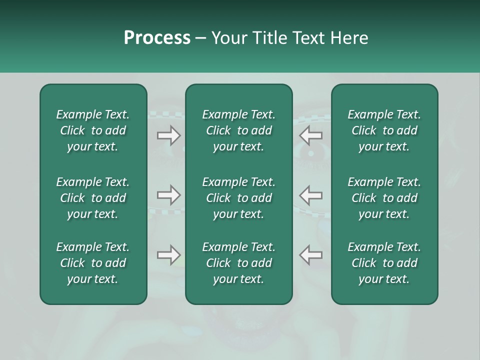 A Woman Wearing Glasses With A Checkered Pattern On Her Face PowerPoint Template