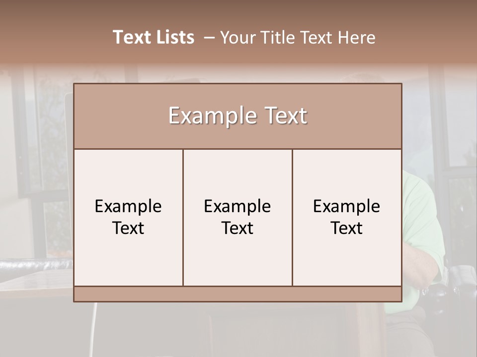 A Man And A Woman Sitting In Front Of A Computer PowerPoint Template