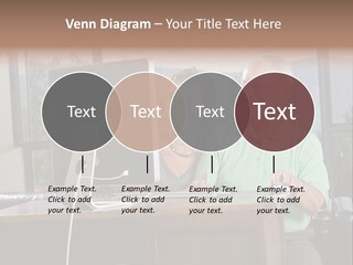 A Man And A Woman Sitting In Front Of A Computer PowerPoint Template