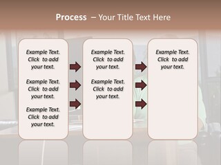 A Man And A Woman Sitting In Front Of A Computer PowerPoint Template