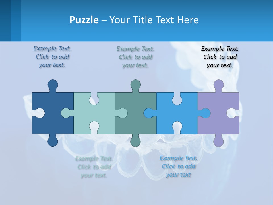 A Clear Plastic Toothbrush Holder On A Blue Background PowerPoint Template
