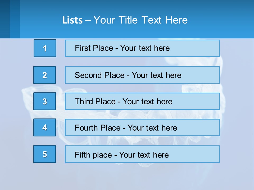 A Clear Plastic Toothbrush Holder On A Blue Background PowerPoint Template