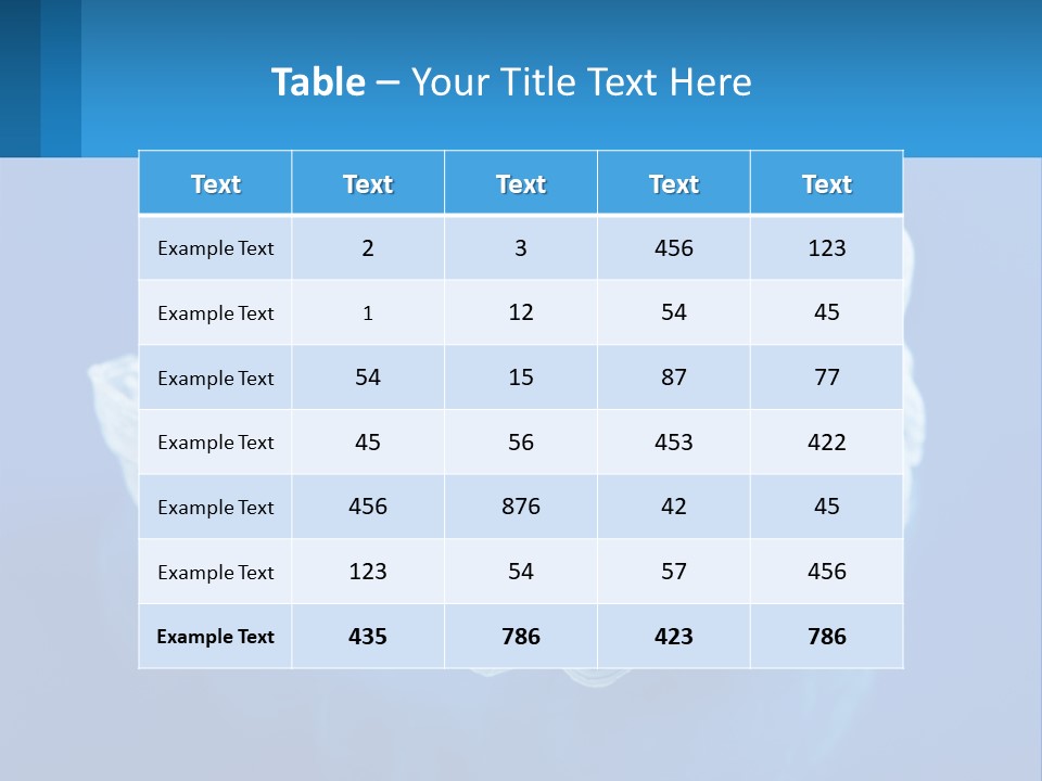 A Clear Plastic Toothbrush Holder On A Blue Background PowerPoint Template
