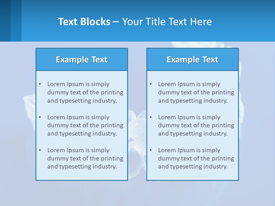 A Clear Plastic Toothbrush Holder On A Blue Background PowerPoint Template