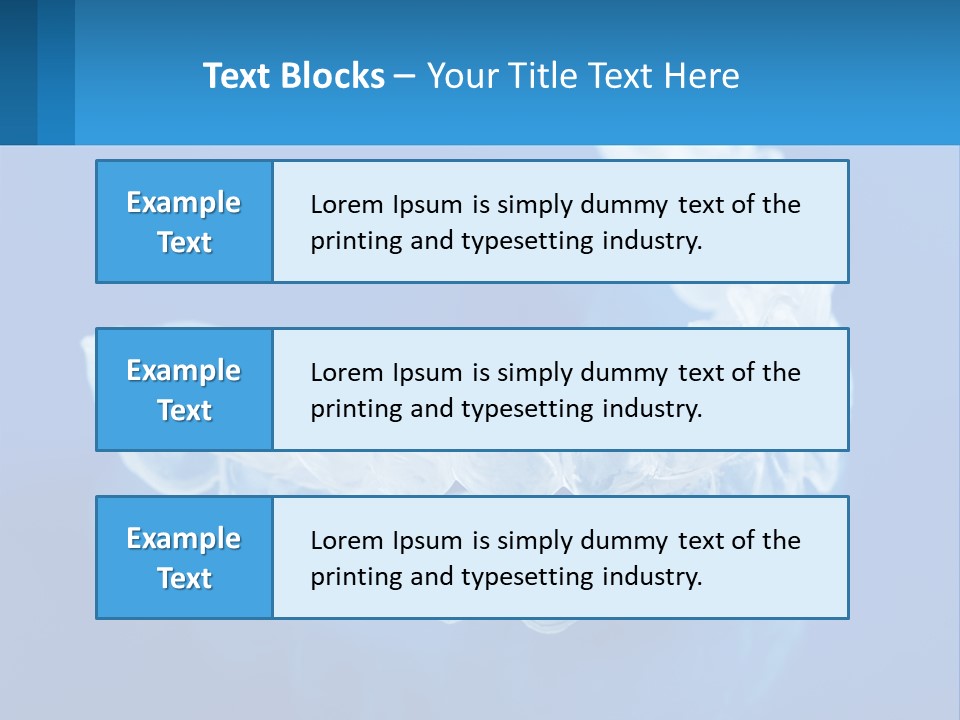 A Clear Plastic Toothbrush Holder On A Blue Background PowerPoint Template