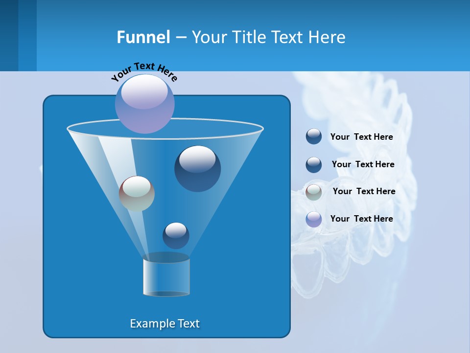 A Clear Plastic Toothbrush Holder On A Blue Background PowerPoint Template
