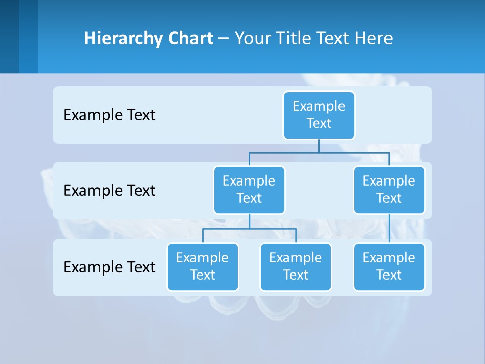 A Clear Plastic Toothbrush Holder On A Blue Background PowerPoint Template