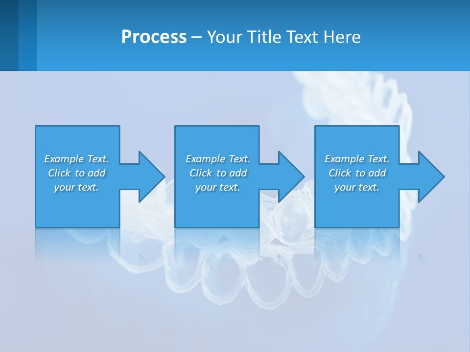 A Clear Plastic Toothbrush Holder On A Blue Background PowerPoint Template
