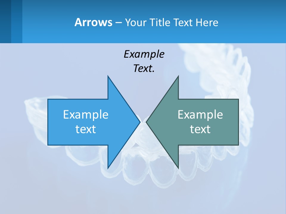 A Clear Plastic Toothbrush Holder On A Blue Background PowerPoint Template