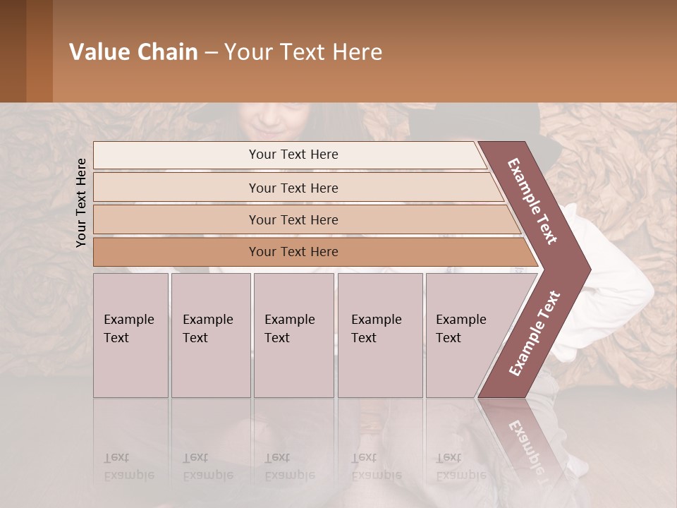 Two Young Girls Sitting On A Couch With Hats On Their Heads PowerPoint Template