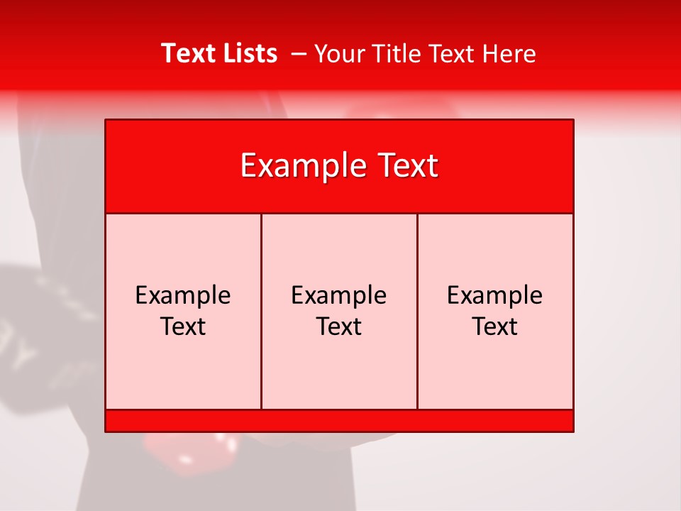 A Man In A Suit Is Holding A Dice PowerPoint Template