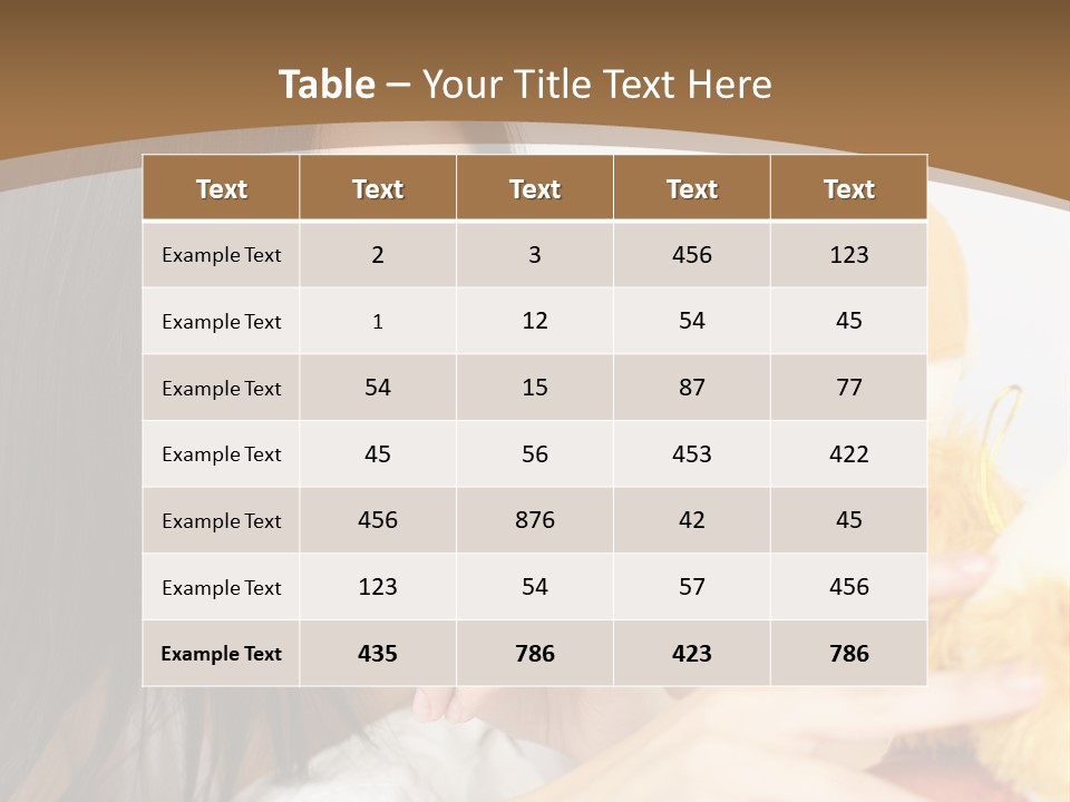 A Woman Laying In Bed Holding A Stuffed Animal PowerPoint Template