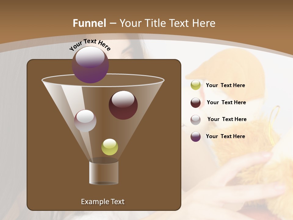 A Woman Laying In Bed Holding A Stuffed Animal PowerPoint Template