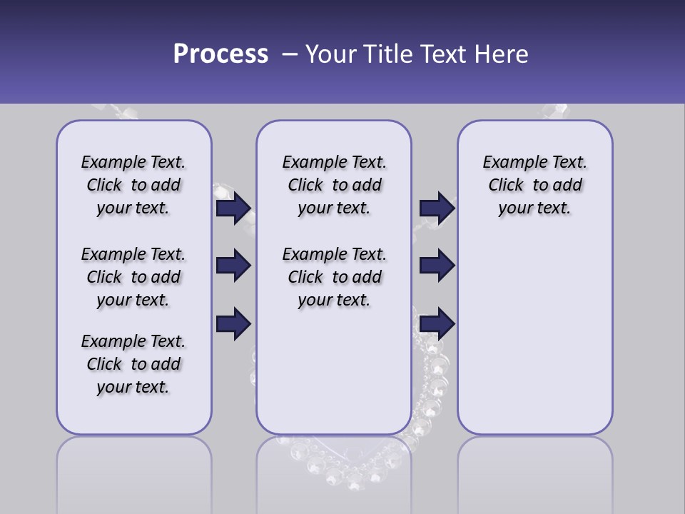 A Necklace With A Purple Heart On It PowerPoint Template