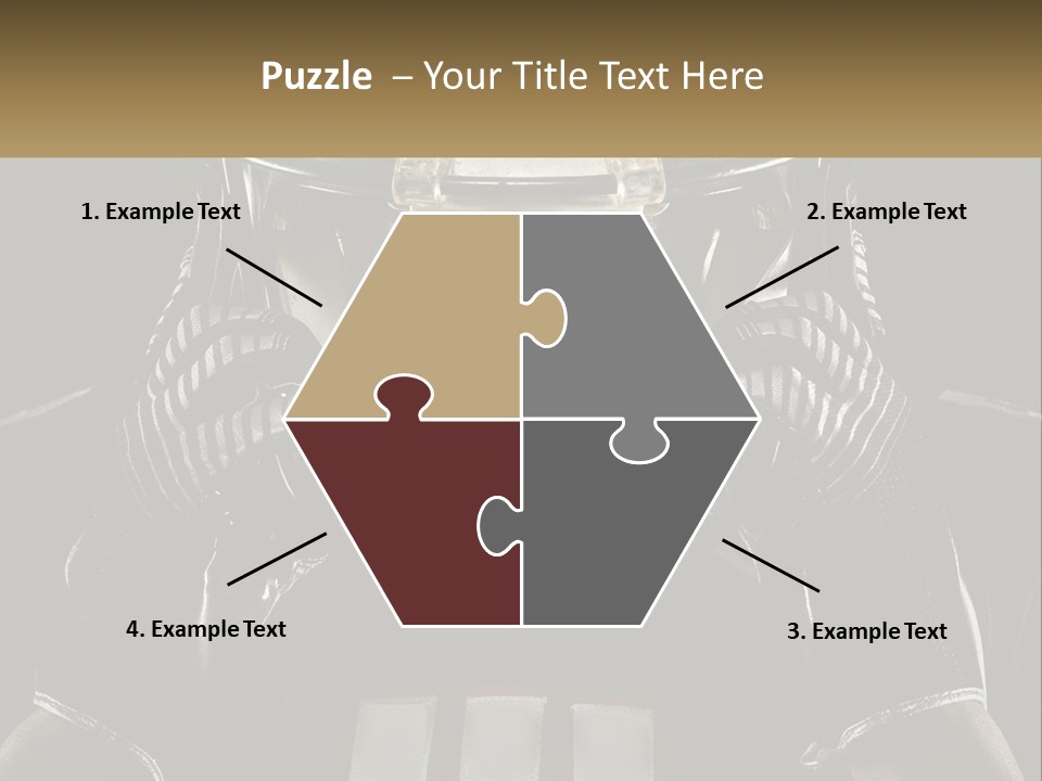 A Football Player Holding His Helmet Over His Face PowerPoint Template