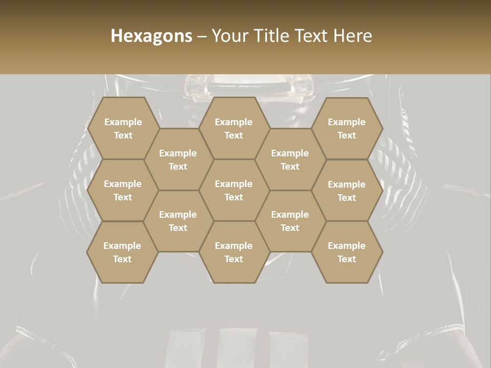 A Football Player Holding His Helmet Over His Face PowerPoint Template
