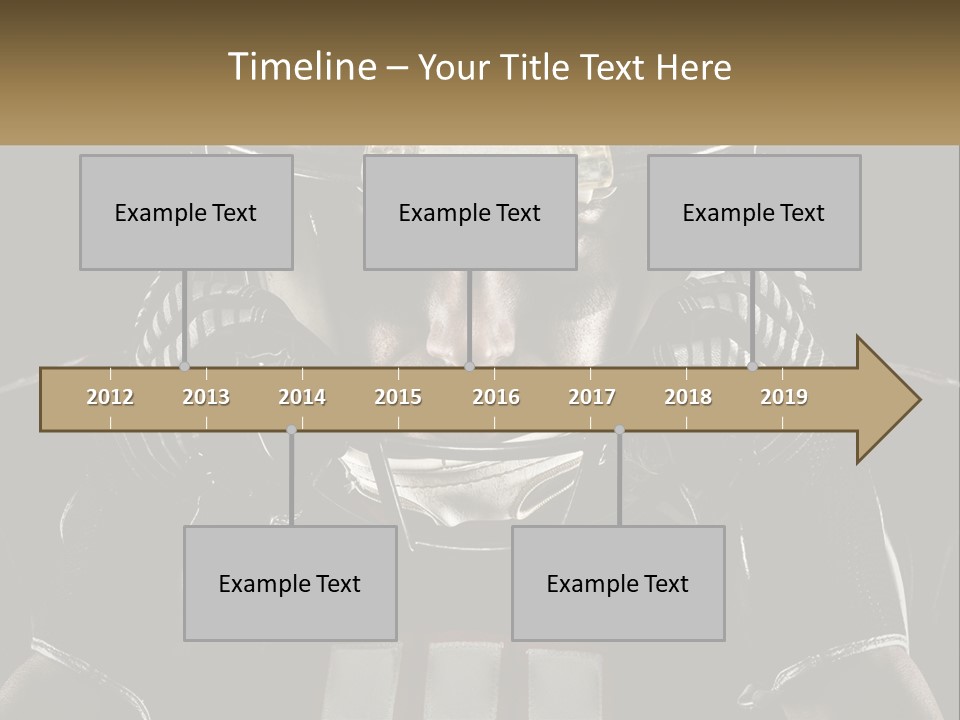 A Football Player Holding His Helmet Over His Face PowerPoint Template