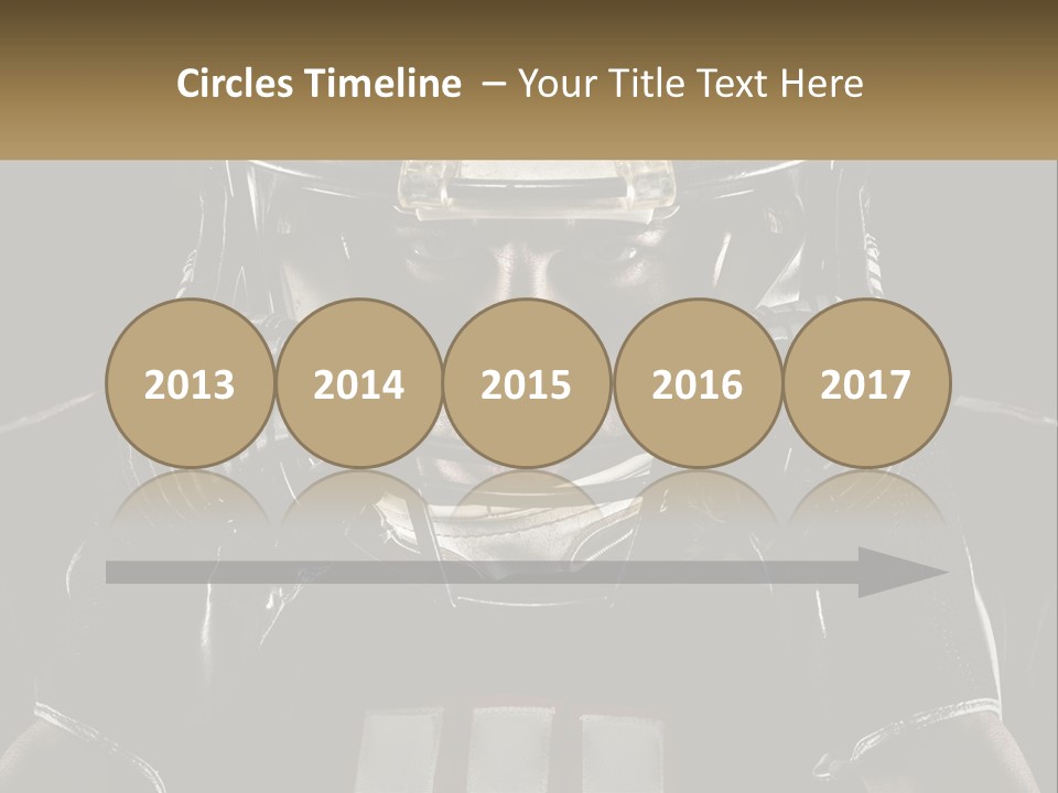 A Football Player Holding His Helmet Over His Face PowerPoint Template