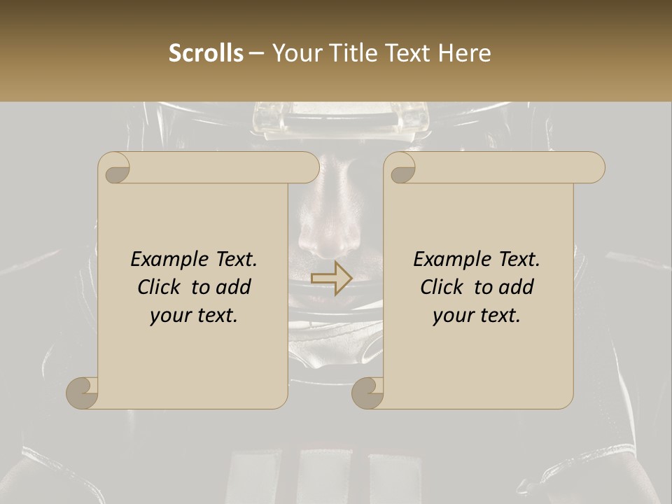 A Football Player Holding His Helmet Over His Face PowerPoint Template