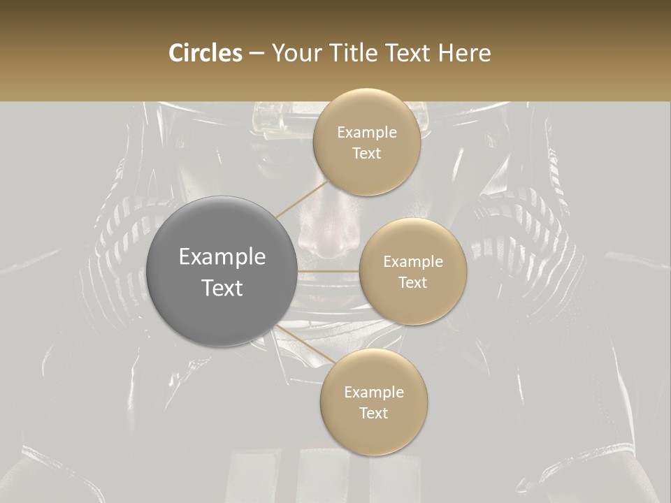 A Football Player Holding His Helmet Over His Face PowerPoint Template