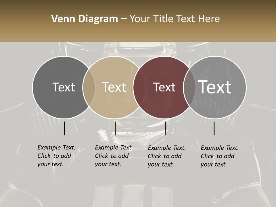 A Football Player Holding His Helmet Over His Face PowerPoint Template