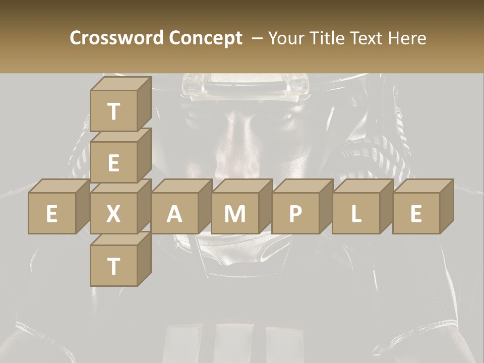 A Football Player Holding His Helmet Over His Face PowerPoint Template