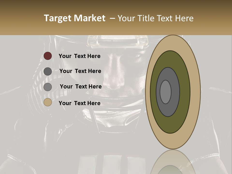 A Football Player Holding His Helmet Over His Face PowerPoint Template