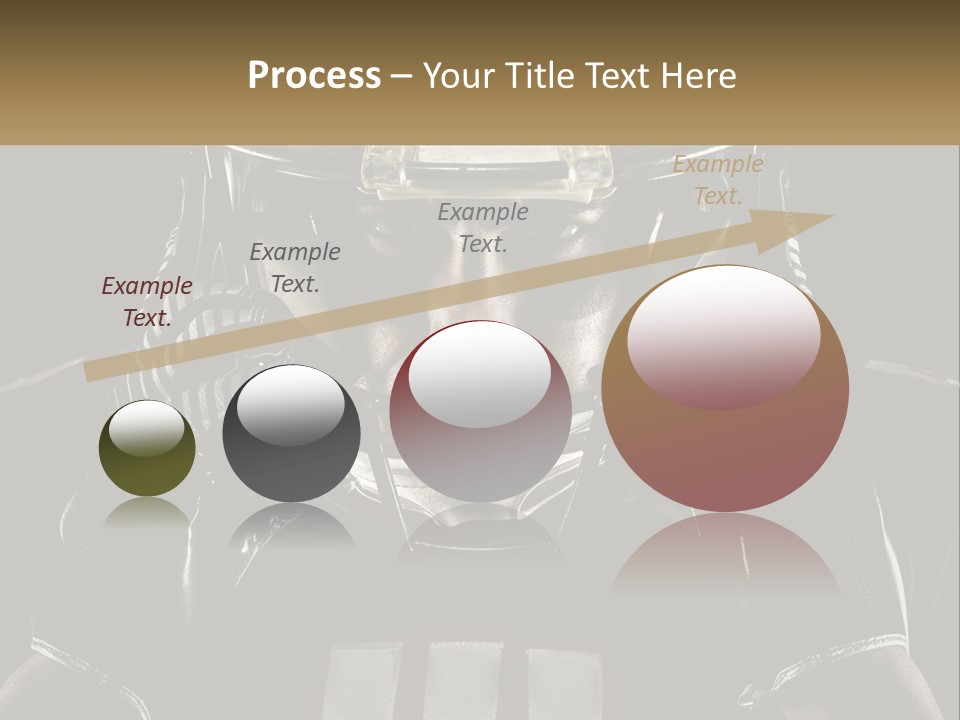 A Football Player Holding His Helmet Over His Face PowerPoint Template