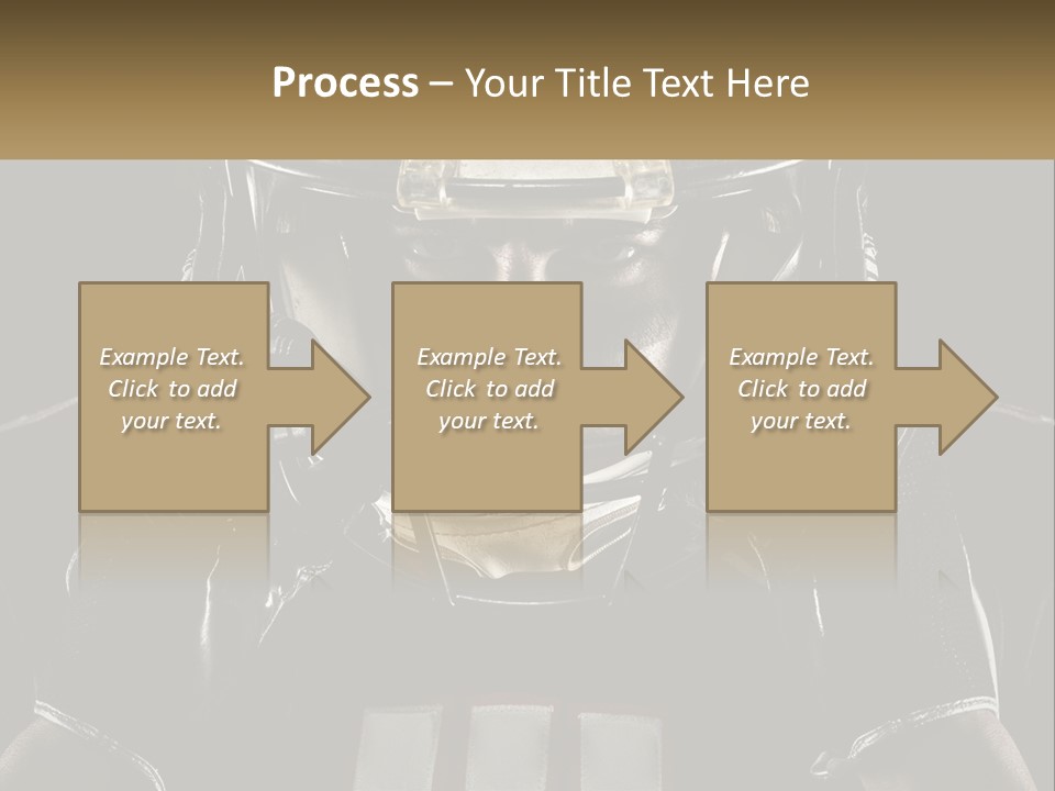 A Football Player Holding His Helmet Over His Face PowerPoint Template