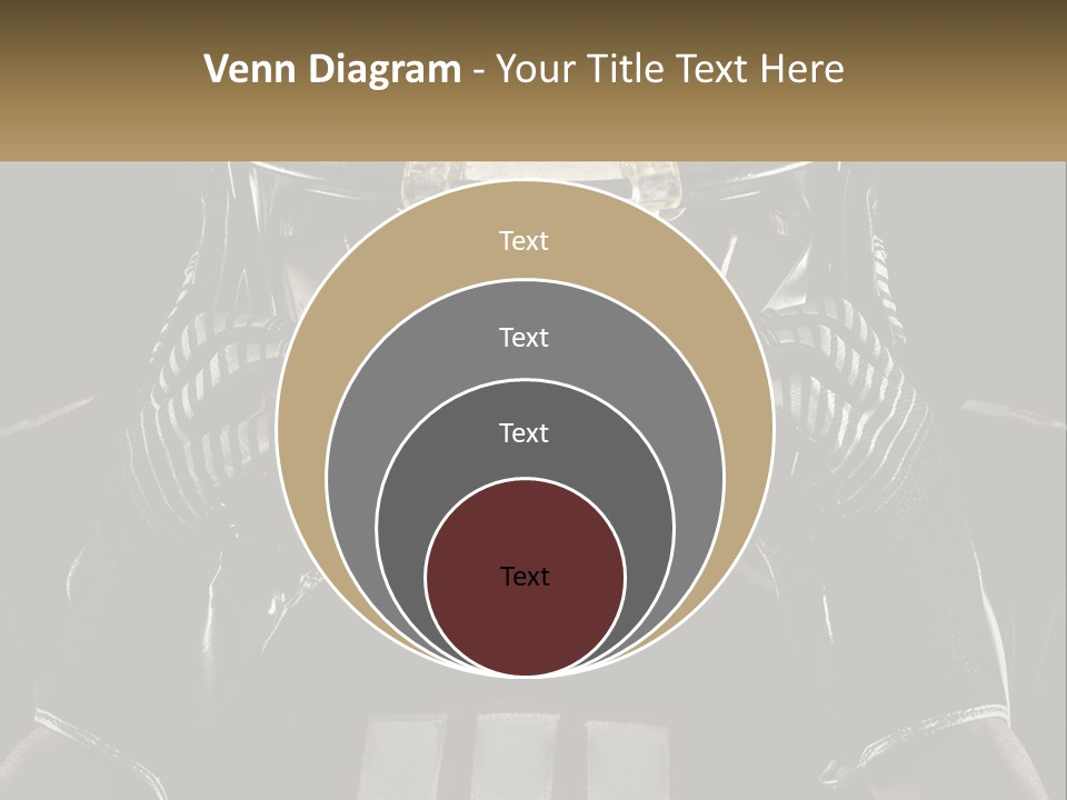 A Football Player Holding His Helmet Over His Face PowerPoint Template
