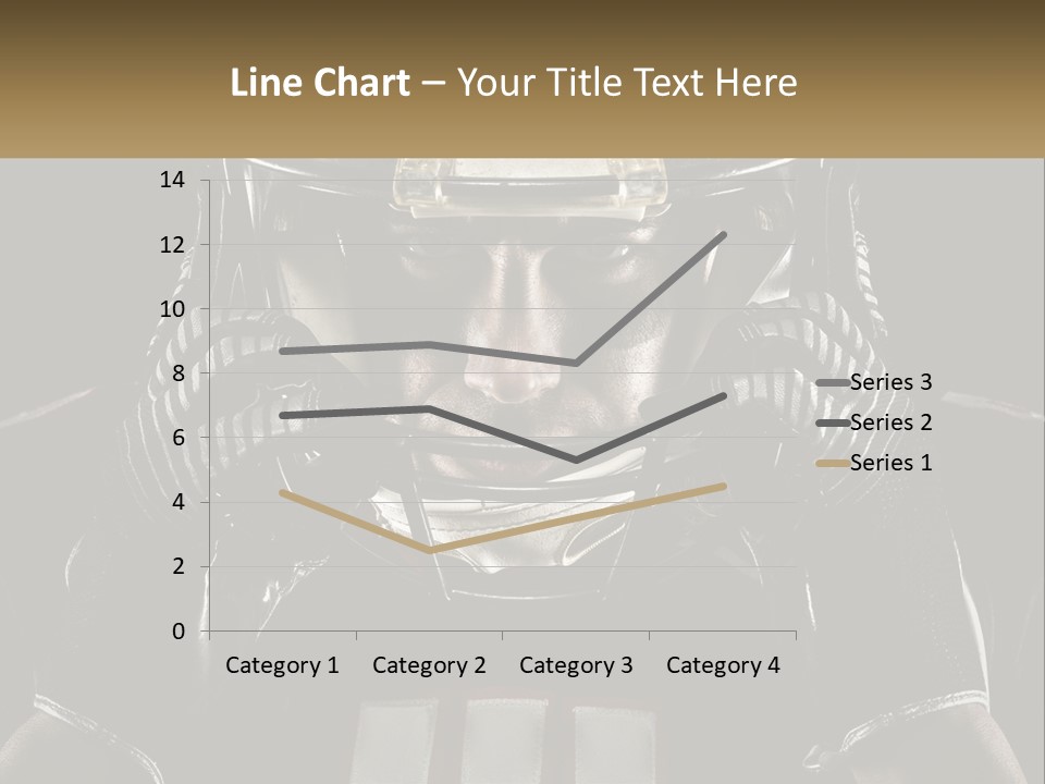 A Football Player Holding His Helmet Over His Face PowerPoint Template