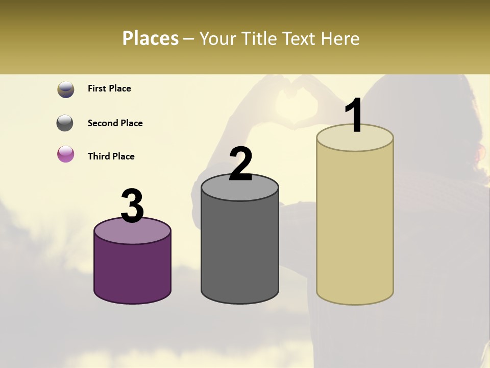 A Person Making A Heart Shape With Their Hands PowerPoint Template