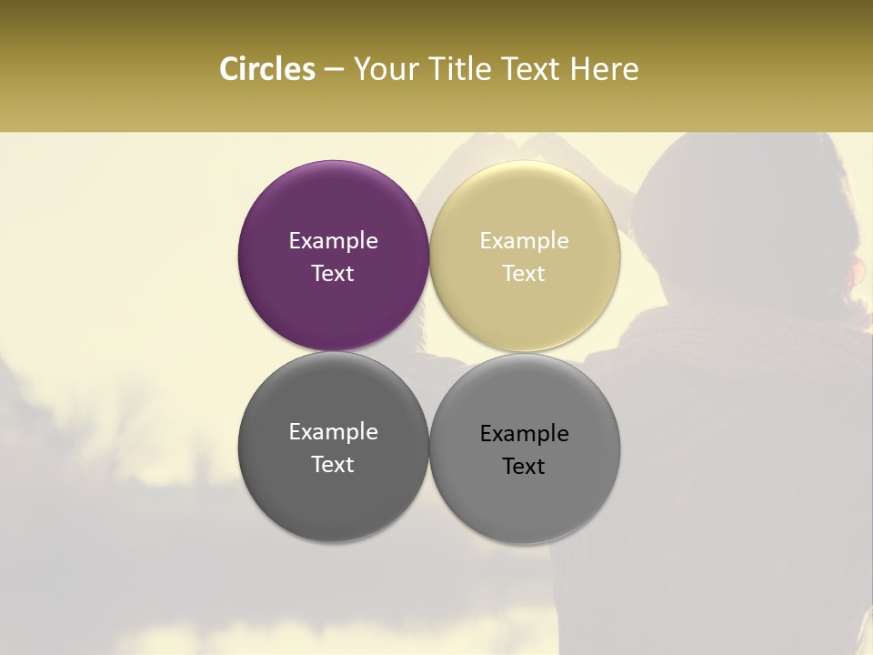 A Person Making A Heart Shape With Their Hands PowerPoint Template