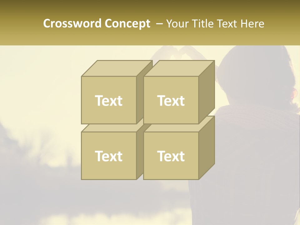 A Person Making A Heart Shape With Their Hands PowerPoint Template